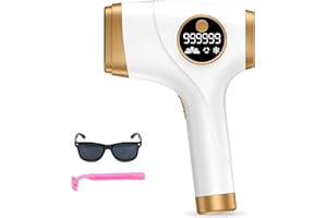 ZHOUZMIN IPL Geräte Haarentfernung Laser mit Gefrierfunktion, 5 Energiestufen und 999,900 Lichtimpulse Dauerhafte Schmerzlose Haarentfernungsgerät für Männer, Frauen, Gesicht, Achseln, Beine, Körper