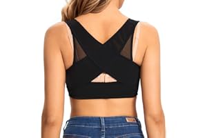 Joyshaper Correcteur de Posture Forme X Maintien Dos Épaule Dorsale Corset De Soutien pour Soulager Les Douleurs Dorsales et Épaules Noir XL