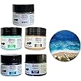 IRIKA Ocean Theme Opaque Paste Pigment Set for Resin Art - 5 Colors, 20g Each