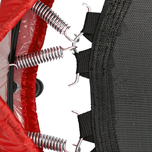 Ocean5 Easy Jump 100 Fitness-Trampolin mit Randabdeckung, Minitrampolin 82 – 90 cm Ø, Gesundheitstrampolin bis 120 kg belastbar - 4