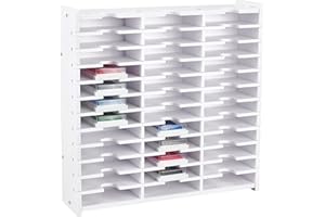 UNICRAFTALE Supporto per Tampone di Inchiostro 36 Griglia Contenitore per Tampone di Inchiostro Supporto per Tampone di Inchiostro Bianco Organizer Tavolo Organizer per Forniture Artigianali