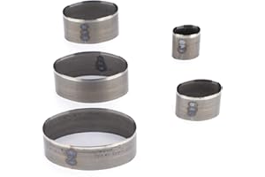 OUMEFAR Pugno di Cuoio Die Set Cutter Hollow Ovale Taglio Stampo Hollow Punzonatura Cutter Craft Strumento Fatto a Mano Fai da Te 5 Pezzi