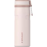 Stanley 1913 IceFlow Bottle Twist Flip 0.47L - Rose Quartz | 12 Hours Cold - Ice Cream 3 Days - Dishwasher Safe - Stainless S