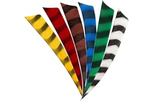 ‎BEARPAW PRODUCTS BEARPAW PRODUCTS Federn | RW Shield 3 Zoll Barred | Naturfedern | Bogenschießen | Pfeile | Pfeilbau | Bogensport |