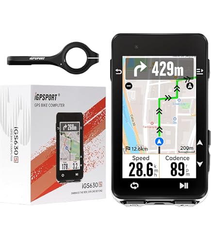 iGPSPORT Bike Computer GPS iGS320, Wireless Bike Computer
