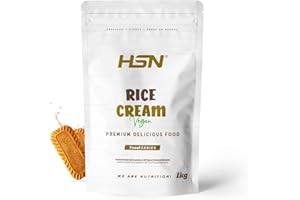 HSN Crema de Arroz | Speculoos 1Kg | 100% Harina de Arroz Pregelatinizada con Textura Extra-Fina y Cremosa | Sin Azúcares Añadidos | No Incluye Dosificador | No-GMO, Vegana, Sin Gluten