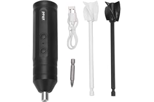 GAROSA Mezclador de Resina Epoxi Eléctrico con Batería Recargable, Paletas Magnéticas, Motor de Baja Velocidad, 220r/min, 3.7V, para Manualidades DIY