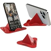 Telefon Tablet Tutucu &ndash; Piramit Tasarım 3 A&ccedil;ılı Masa&uuml;st&uuml; Stand, iPhone ve Android Uyumlu, Ofis, Online Ders ve Toplantılar İ&ccedil;