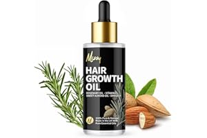JUST MISSY Hair Growth Oil with Rosemary Essential Oil - Rosemary Oil for Hair Growth - Treats Dry, Damaged Hair - For Men & Women, Promotes Thicker, Fuller Hair - 100ml - Made in the UK - Ready to use.