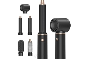 YESAY Flex Style Hair 5 w 1 urządzenie do stylizacji włosów, 1000 W, z okrągłą suszarką do włosów i lokówką, automatyczne suszenie, prostowanie, lokowanie.