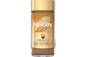 NESCAFÉ Gold Blend Smooth Premium Instant Coffee, Silky Smooth Light Roasted Arabica and Robusta Coffee, 190g (Pack of 1)