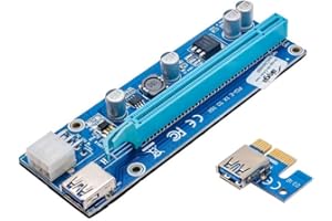 AKYGA AK-CA-64 Riser PCI-E 1x - 16x Adapter USB 3.0 Version 009S USB 55cm