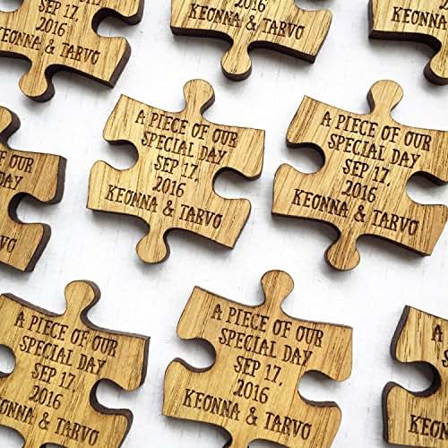 Mr & Mrs PUZZLE Table Decoration Wedding Favours Table Confetti