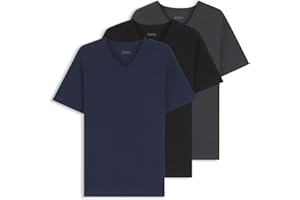 BOSS Hommes TShirtVN 3P Classic Lot de Trois t-Shirts en Coton à col V