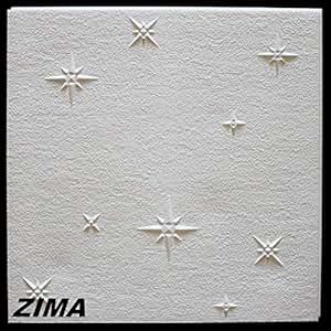 10 m² Deckenplatten Polystyrolplatten Stuck Decke Dekor Platten 50x50cm