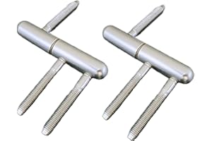 Fleymu 2 Pièces Paumelles à Visser Paumelles De Rénovation Paumelles De Porte Charniere De Porte Et Meuble Paumelles à Percer Stables pour Portes Intérieures, Portes Bois