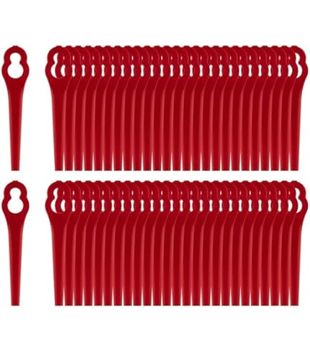 20 Lame Di Ricambio Per Tagliaerba FLORABEST FRTA 20 A1 | Coltelli Di Plastica Per Taglio Filo - Foto 9