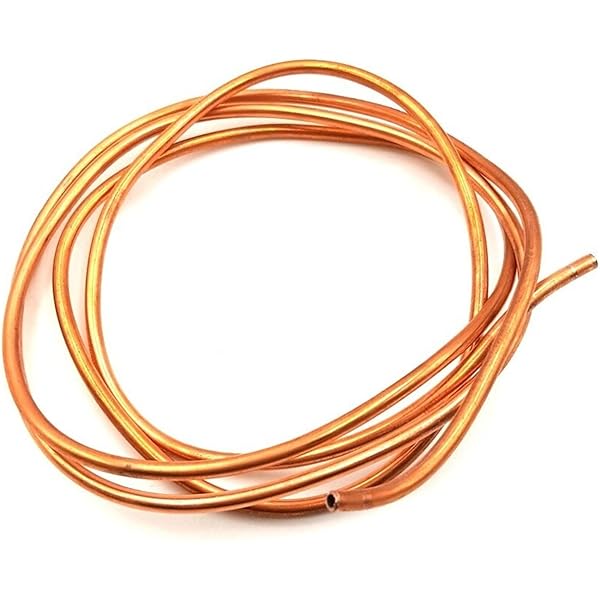 MAGT Copper Tube, 2M, 3mm OD X 2mm ID, High Ductility, Corrosion