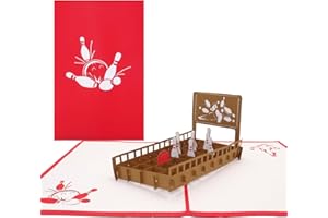 COLOGNE CARDS Kartka pop-up "Kręgielnia - kręgielnia" kartka z życzeniami 3D i kartka urodzinowa jako prezent, zaproszenie i zaproszenie, klub kręgielski