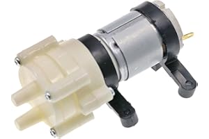 GNAUMORE Mini Bomba de Succión de Diafragma Eléctrica DC 12V,Mini Bomba de Succión de 12 V DC,Mini Bomba de Succión de Diafragma Eléctrica,Mini Bomba Agua Eléctrica,Bomba de Agua de Diafragma Eléctrica