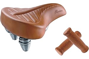 SELLE MONTEGRAPPA Montegrappa Original Selle Mod. Ramona 1770 (Miel) + Paire Montegrappa Poignées (Miel)