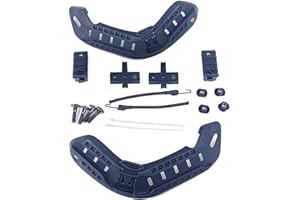 HANSTRONG GEAR H World EU Airsoft Paintball Military Seitenschienen-Set Führungszubehör für ARC MICH Helm