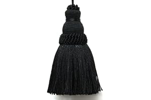 4PCs Tassels Fringe Pendant Hängande Rope Tassel Fringe Tassel Trim Dekoration Key Tassels för DIY Embellish Curtain Tillbehör (Color :