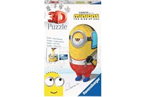 Ravensburger 3D Puzzle 11228 - Minion Roller Skater - Minion-Figur zum Puzzeln in 3D - Sammelobjekt für Minion Fans ab 6 Jahren: Erlebe Puzzeln in der 3. Dimension