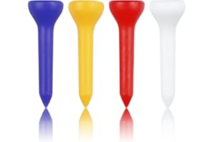 Zivisk Tees de Golf en Plastique de Couleur Mélangée 35 mm Lot de 100