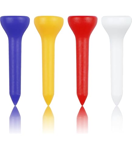 100 Tee Da Golf In Legno - Misti Colorati 54mm E 70mm, Ecologici E Resistenti Per Ogni Giocatore
