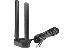 Supaerial WiFi 6E Tri-Band 2.4GHz + 5GHz + 6GHz Router with Omnidirectional WiFi 6 Antenna for PC Desktop Computer