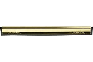 Maya Professional Tools 1135 Ettore fenêtre Lèvre en caoutchouc de nettoyage laiton professionnel avec clips, 35 cm