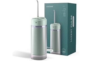 Be Lucent Pulse Water Flosser – Cordless Rechargeable Water Flosser with 3 Cleaning Modes, 3 Nozzles, 250ml Water Tank & USB-C Charging for Deep Cleaning Between Teeth & Along the Gumline