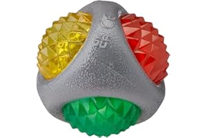 Rosewood Jolly Doggy Catch and Flash Ball for Dogs, clear