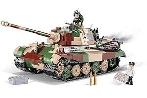 COBI 2540 PzKpfw Vi Ausf B Bloques de construcción, Verde, marrón, Beige