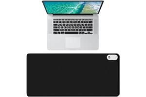 LUFEIS sous Main Chauffant, 80x33CM Tapis de Souris avec Fonction Chauffante, Tapis de Bureau Chauffants, Température en Trois étapes 3 Heures Arrêt Automatique pour Bureau à la Maison Hiver