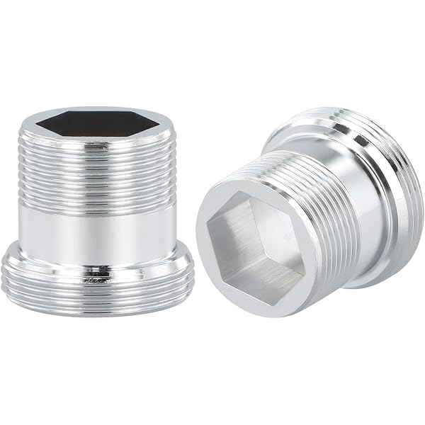 Set 2 Adattatori Per Rubinetto – Filettatura Maschio 16-22 Mm E 22-16 Mm – Per Filtri Acqua, Aeratori, Tubi Giardino