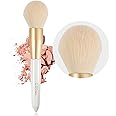DUcare Tapered Blush Brush for Cheeks - Pointed Powder Brush Kabuki Brush for Light Application, Multi-Purpose Makeup Brushes Perfect for Highlighting, Defining, Sculpting, and Contouring