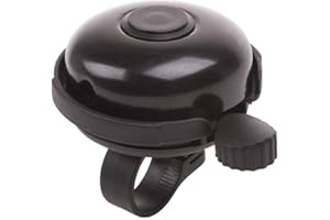 M-Wave Bella Trill - Campana de Bicicleta Unisex para Adultos, Color Negro