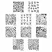 Bundle Monster 10pc Holiday Themed Nail Art Stamping Plates - Occasions Collection, Halloween + Thanksgiving