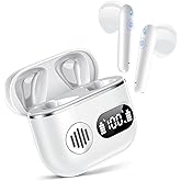 Wireless Earbuds 2024 Sport Bluetooth Headphones Stereo Earphones with ENC Mic Wireless Earphones In Ear Earbuds with Dual LE