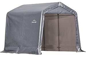 ShelterLogic Foliengerätehaus Gartenhaus Unterstand Allzwecksgarage Universalgerätehaus in-a-Box 5,76m²