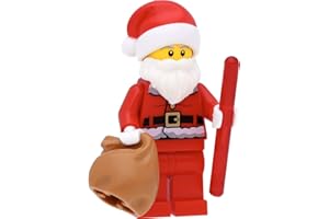 LEGO Minifigure Santa Claus (dorso stampato)/Babbo Natale con accessori