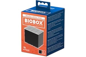 ZOLUX Tecatlantis Easybox Mousse de Charbon Recharge Filtrante pour Filtres Biobox 2/3 pour Aquariophilie Taille L