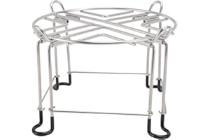 AUNMAS Stainless Steel Water Filter Stand for Berkey Big, 9in Diameter Countertop, Portable Stand, Non Skid Feet