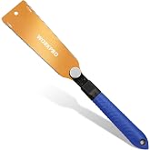WORKPRO Japanese Saw 210 mm SK5 Double Edge Wide Head | 18/7-9 TPI Pull Saw, Ergonomic Wood Handle for Woodworking and Wood