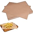 50 Unbleached Parchment Paper Baking Sheets - Heavy Duty & Non-Stick, 20 * 30cm Pre-Cut for Baking, Cooking, Grilling, Air Fryer