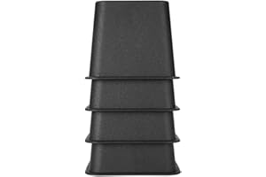 ZERONE btsd-home bed risers 2 or 4 inch heavy chair raisers for the elderly Stackable Bed Riser,lift up my furniture by 4" ift up my furniture by 4" 4Pcs Heavy Duty Furniture Riser Bed Chair Risers Sofa Sand