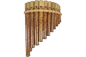 COCO PAPAYA Flûte de Pan en bambou composée de 12 flûtes à bec