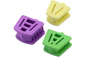 ROSENICE Lot de 3 blocs de silicone pour bouche - Soutien interne - Soutien de coussin - Rétracteur - Coussinets oclusaux - Fournitures orthodontiques